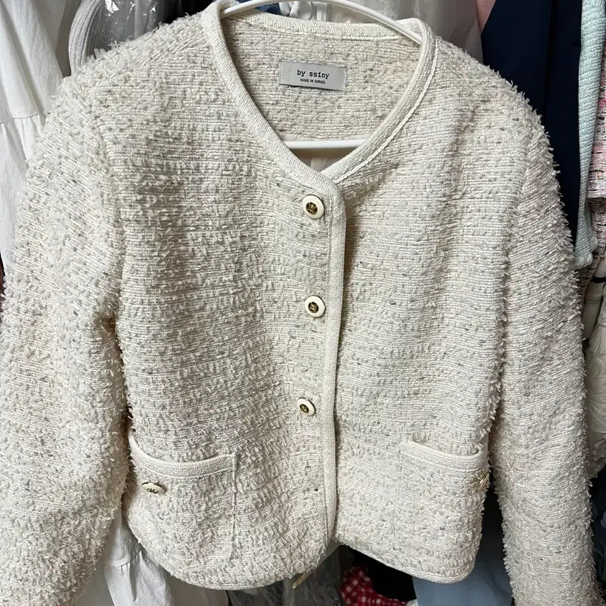 [BUNJANG] Bicini Tweed Jacket / 바이씨니 트위드 자켓 (아이))