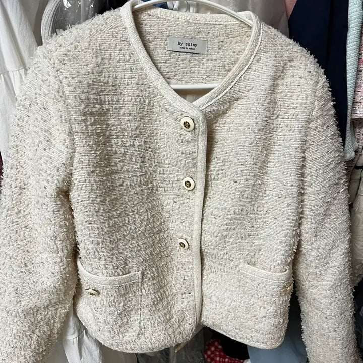 [BUNJANG] Bicini Tweed Jacket / 바이씨니 트위드 자켓 (아이))