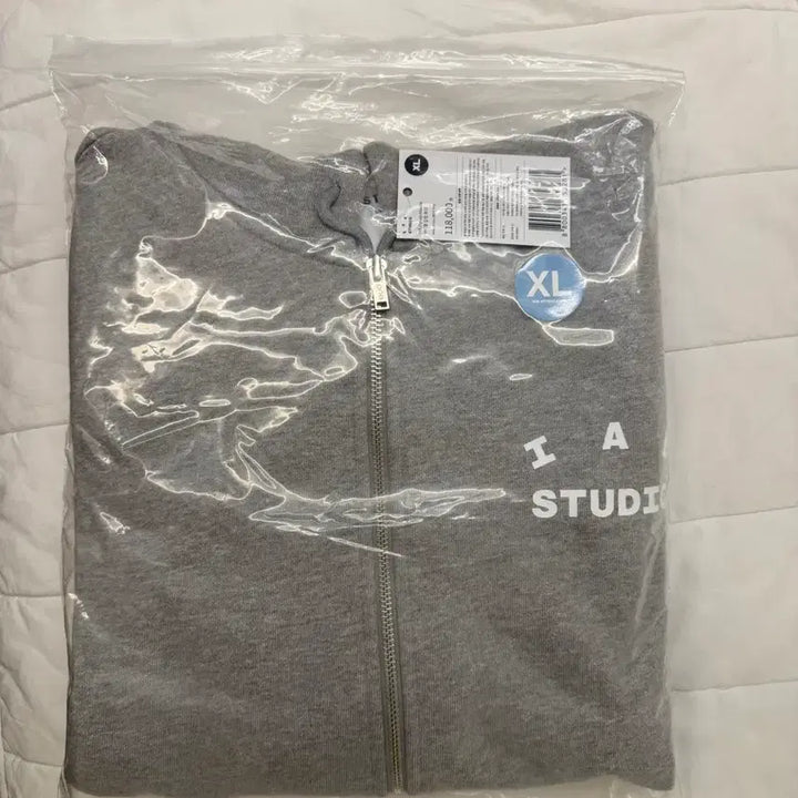[BUNJANG] IAB STUDIO 26SS Melange Grey Hoodie Zip-Up XL / 아이앱 스튜디오 26ss 후드 집업 XL