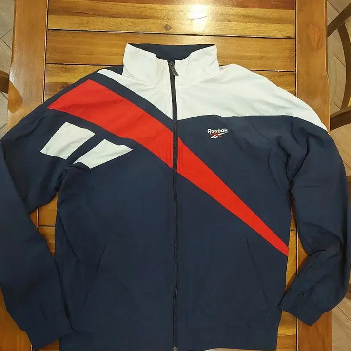 [BUNJANG] Reebok Vector Track Jacket Navy XL / 리복 벡터 트랙자켓 바람막이 네이비 XL 사이즈 택포 23,000원
