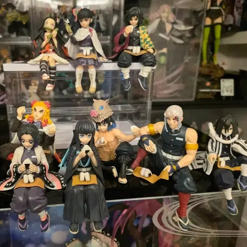 [BUNJANG] Demon Slayer Chokonose Onigiri Figure Set (9 Types) / [9종세트] 귀멸의 칼날 초코노세 주먹밥 피규어 세트