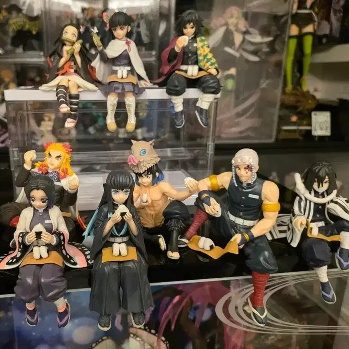 [BUNJANG] Demon Slayer Chokonose Onigiri Figure Set (9 Types) / [9종세트] 귀멸의 칼날 초코노세 주먹밥 피규어 세트