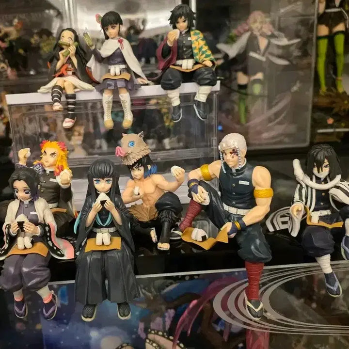 [BUNJANG] Demon Slayer Chokonose Onigiri Figure Set (9 Types) / [9종세트] 귀멸의 칼날 초코노세 주먹밥 피규어 세트