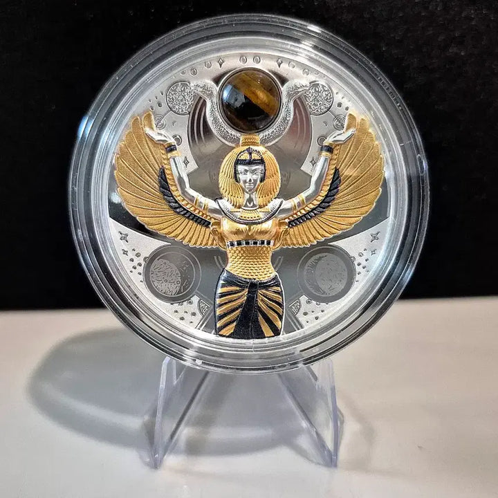 [BUNJANG] Egypt Goddess Isis 2 oz Silver Coin / 이집트 여신 이시스 2온스 은화