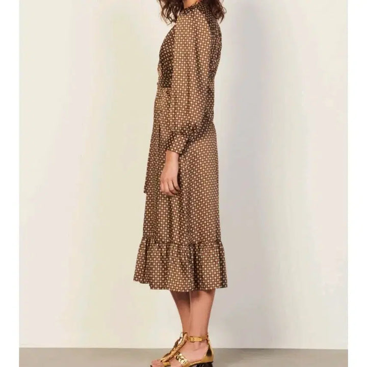 [BUNJANG] Sandro 2022 Wrap Long Dress / 산드로(2022) 랩 롱원피스 팔아요