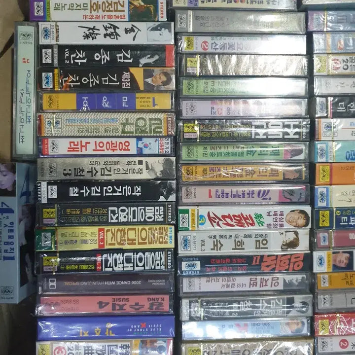[BUNJANG] Korean Music Cassette Tape Compilation (Unused, 60 pcs) / 가요/인기가요/건전가요/힛트송 모음 카세트테이프 미사용60개