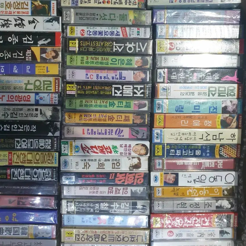 [BUNJANG] Korean Music Cassette Tape Compilation (Unused, 60 pcs) / 가요/인기가요/건전가요/힛트송 모음 카세트테이프 미사용60개