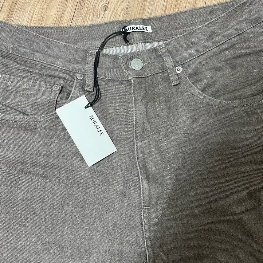[BUNJANG] Auralee Mocha Brown Wide Denim Pants Size 30 / 오라리 모카브라운 와이드 데님 판매 30