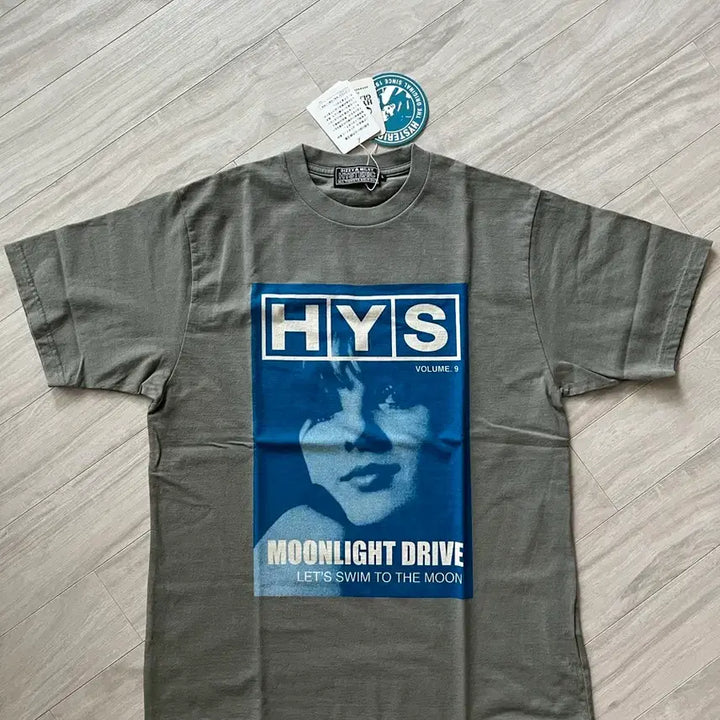 [BUNJANG] Hysteric Glamour Moonlight T-Shirt Khaki L / [L] 히스테릭 글래머 문라이트 티셔츠 카키