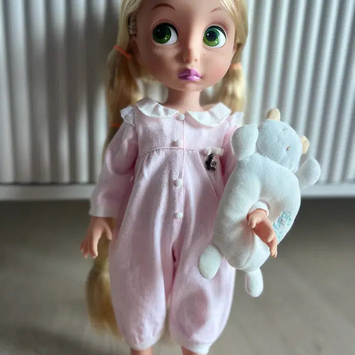 [BUNJANG] Disney Baby Doll Rapunzel with Pajamas and Hand Puppet / 디즈니베이비돌 라푼젤 의상포함