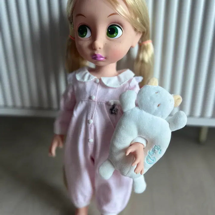 [BUNJANG] Disney Baby Doll Rapunzel with Pajamas and Hand Puppet / 디즈니베이비돌 라푼젤 의상포함
