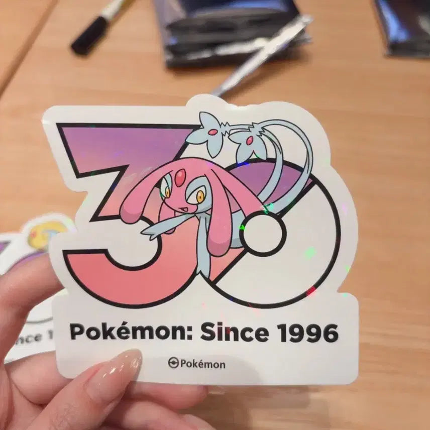 [BUNJANG] YUCSI M-Light Agnom Set Pokemon 30th Anniversary Stickers / 유크시 엠라이트 아그놈 세트 포켓몬 30주년 기념 스티커
