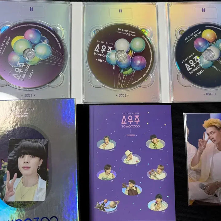 [BUNJANG] BTS 2021 Muster Sowoozoo Blu-ray Complete Set Jimin Photocard / bts 방탄소년단 소우주 블레 지민 포카 포함 풀셋