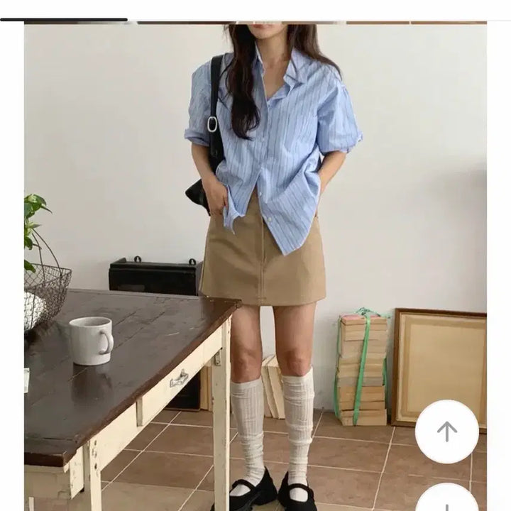 [SOLD OUT] 언더비 제작 프루츠 스트라이프 셔츠