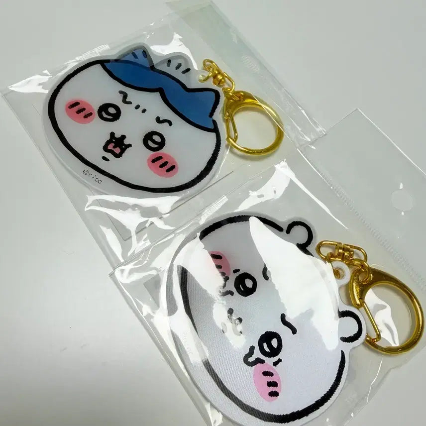 [BUNJANG] Chiikawa Hachiware Lenticular Keyring Holder Bundle Set (Sealed) / 일괄) 치이카와 하치와레 먼작귀 렌티큘러 키링 키홀더 미개봉 일괄
