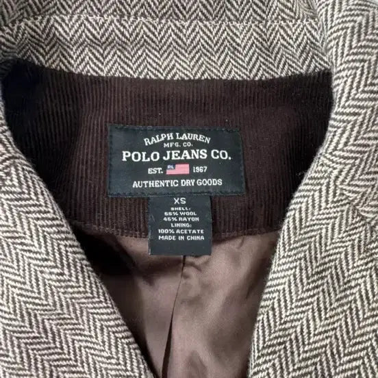 [BUNJANG] Polo Ralph Lauren Herringbone Jacket / 폴로랄프로렌 헤링본 자켓
