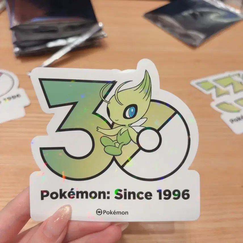 [BUNJANG] Celebi 30th Anniversary Holographic Sticker / 세레비 포켓몬 30주년 기념 스티커