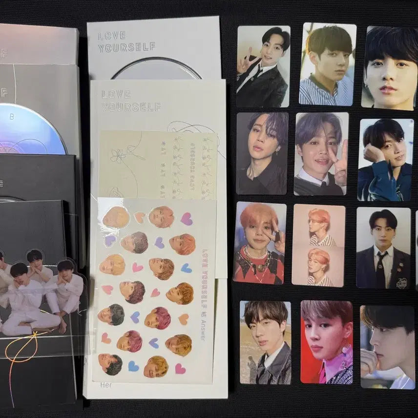 [BUNJANG] BTS Jimin Jungkook Jin Album Photocard Bundle Set / (일괄) 방탄 포카 지민 정국 석진 앨범 포카 BTS PHOTOCARD