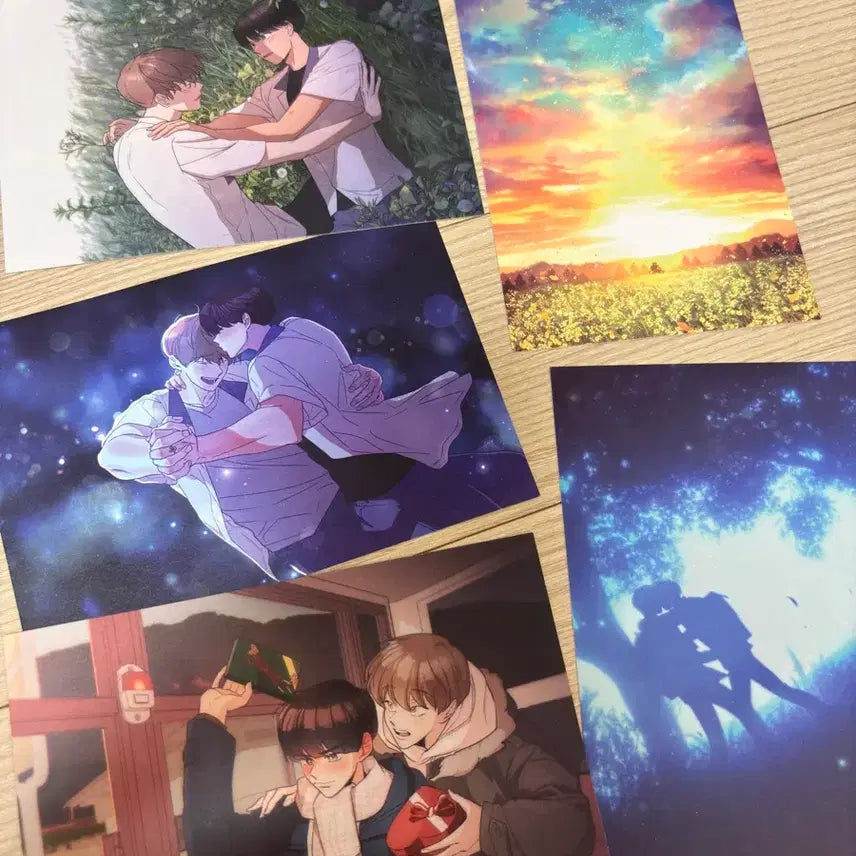 [BUNJANG] Bomtoon "Spinach Bouquet" Postcard Set / 봄툰 <시금치꽃다발> 엽서세트