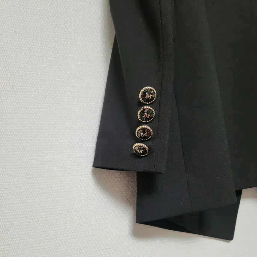 [BUNJANG] MOJO.S.PINE Black Classic Jacket Gold Button M (66) / [새상품급] 모조에스핀 블랙 금장버튼 클래식 자켓 66