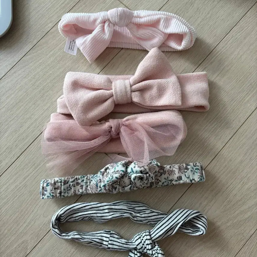 [BUNJANG] Baby Headband Set (4 Types) / 아기 헤어밴드 4종 모음