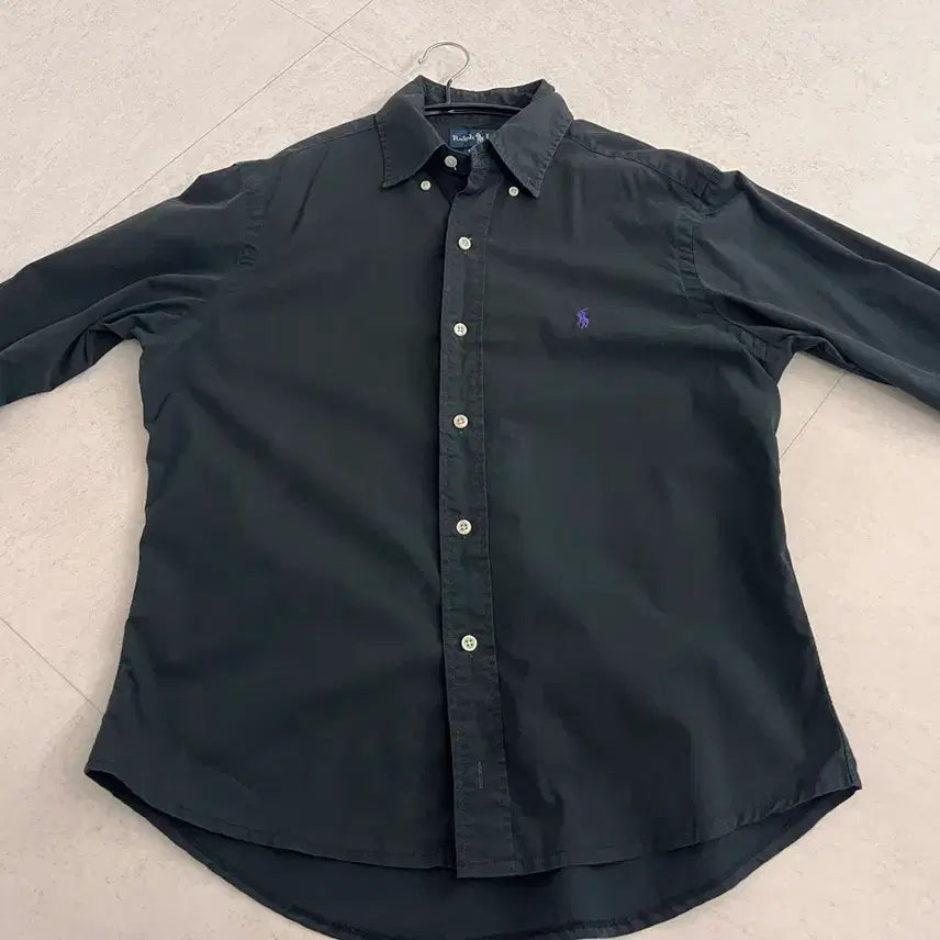 [BUNJANG] Polo Ralph Lauren Classic Fit Shirt Black Size S / 폴로 랄프로렌 클래식핏 셔츠 블랙 S
