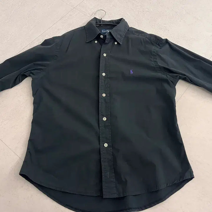[BUNJANG] Polo Ralph Lauren Classic Fit Shirt Black Size S / 폴로 랄프로렌 클래식핏 셔츠 블랙 S