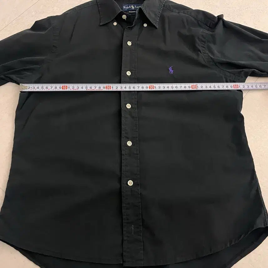 [BUNJANG] Polo Ralph Lauren Classic Fit Shirt Black Size S / 폴로 랄프로렌 클래식핏 셔츠 블랙 S