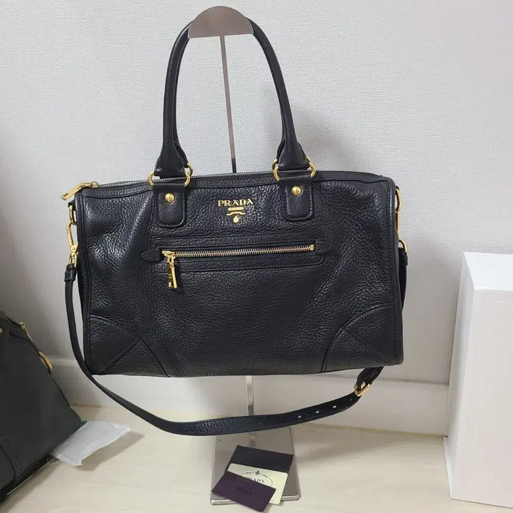 [BUNJANG] Prada Black Motorbag / 프라다 블랙 모터백