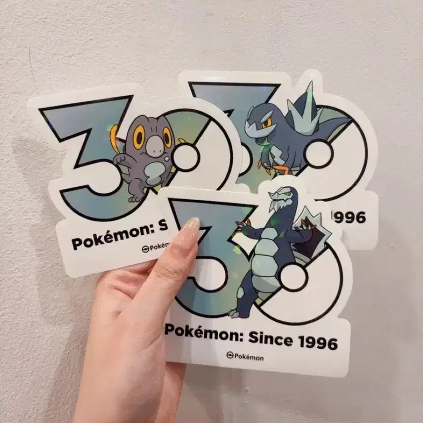 [BUNJANG] Pokemon 30th Anniversary Duncha Dunchi Duni Nave Sticker Set / 드니차 드니꽁 드닐레이브 세트 포켓몬 30주년 기념 스티커