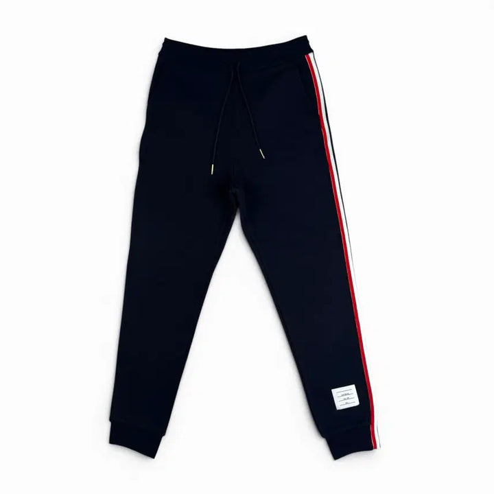 [BUNJANG] Thom Browne RWB Stripe Loopback Trackpants Navy Size 1 / 톰브라운 RWB 스트라이프 루프백 트랙팬츠 ( 1 )