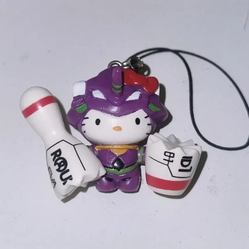 [SOLD OUT] 에반게리온 초호기 헬로키티 콜라보 피규어 스트랩