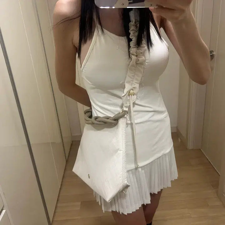 [BUNJANG] Lululemon Crossbody Bag Light Ivory / 룰루레몬 크로스바디백 라이트 아이보리