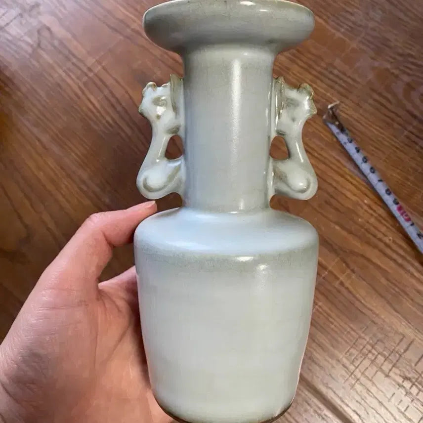 [BUNJANG] Late Qing Dynasty Genuine Longquan Celadon Vase / 진품 청나라후기 용천요(운송시간13일)