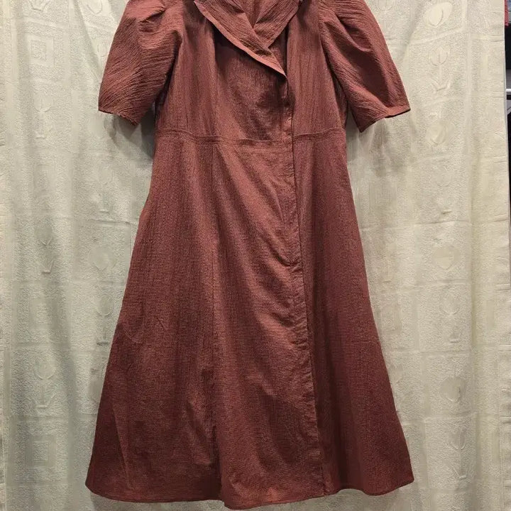 [SOLD OUT] 거의새거) 더아이잗 브라운 지지미 원피스 66