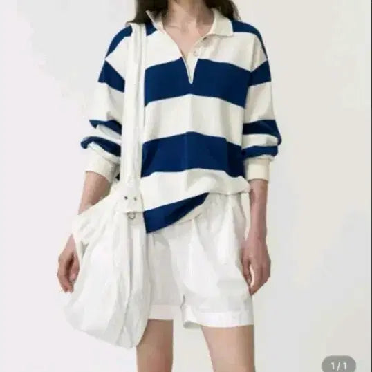 [BUNJANG] Nothing Written Stripe Collar Knit 2025 / 낫띵리튼 스트라이프 카라 니트2025(택달린 새상품) 팔아요