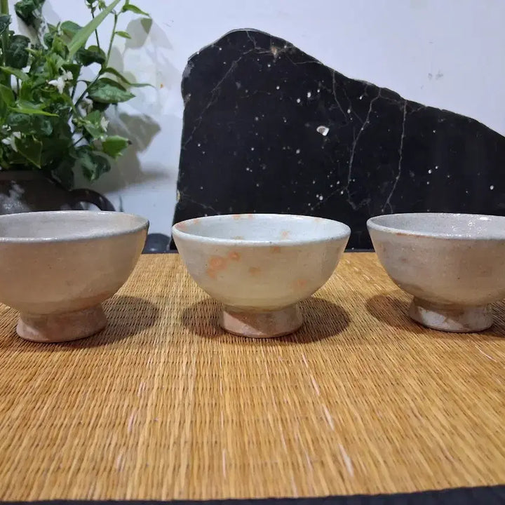 [SOLD OUT] 도천 천한봉작가 차잔 3점 일괄