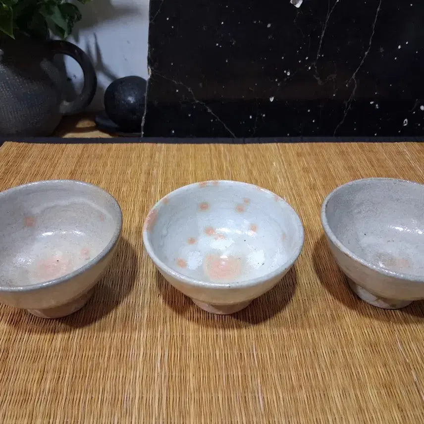 [SOLD OUT] 도천 천한봉작가 차잔 3점 일괄