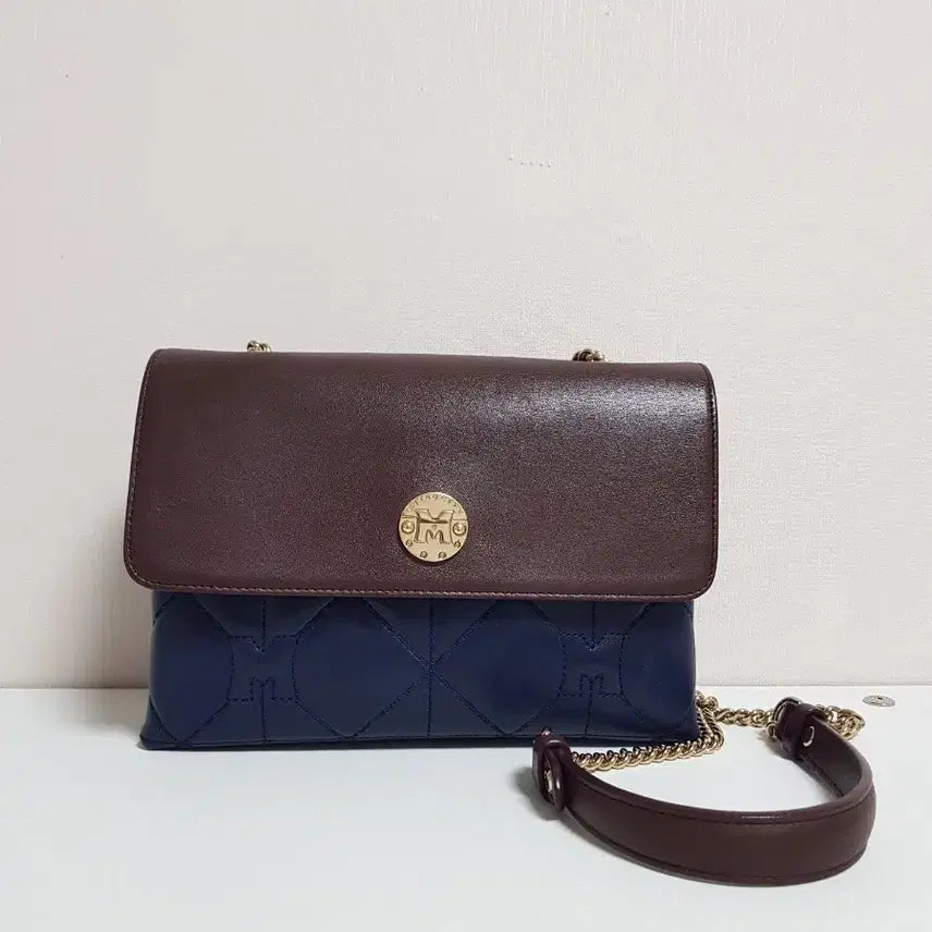 [BUNJANG] Metrociti Two-tone Crossbody Bag / 메트로시티 투톤 크로스백--정품