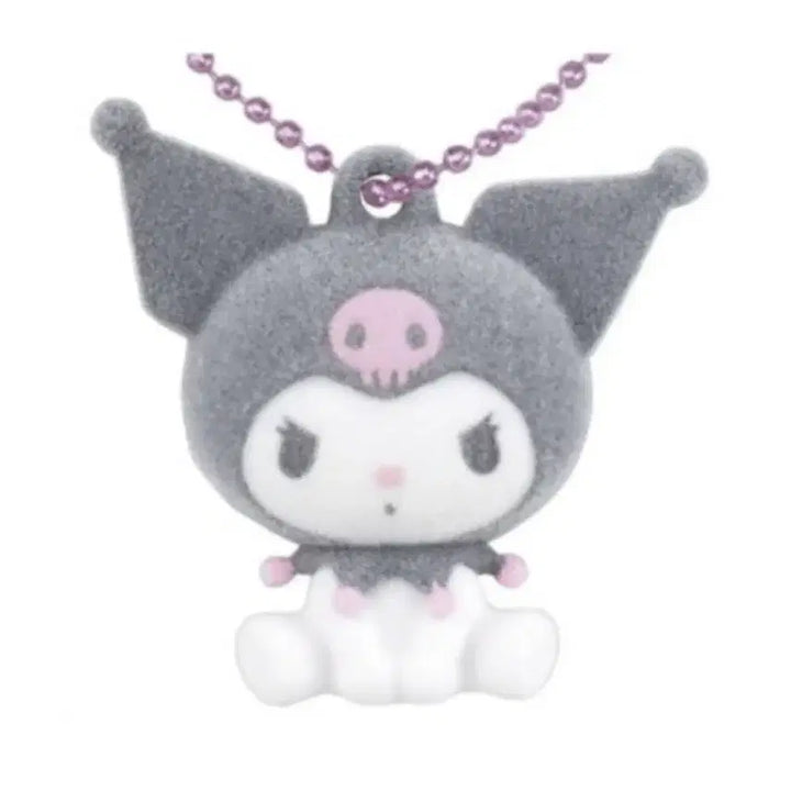 [BUNJANG] Sanrio Fuwa Fuwa Floki Kuromi Gacha Capsule Keychain / 산리오 키링 후와후와 플로키 키링 가챠 캡슐 쿠로미