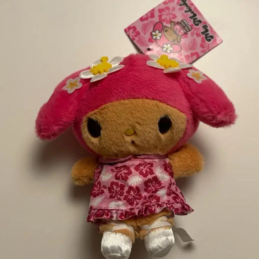 [BUNJANG] My Melody Hawaiian Plush Doll / 마이멜로디 하와이안 인형 봉제인형