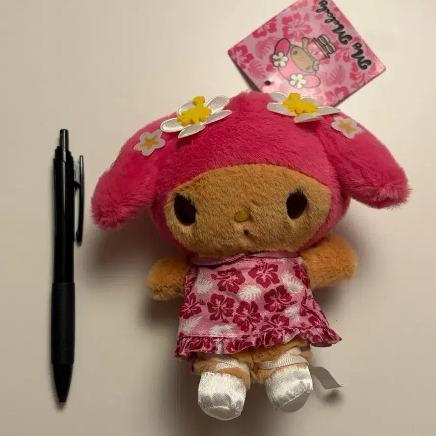 [BUNJANG] My Melody Hawaiian Plush Doll / 마이멜로디 하와이안 인형 봉제인형