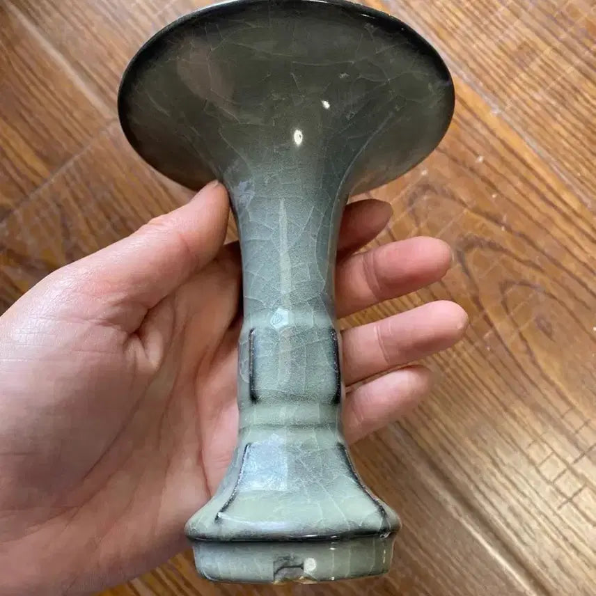 [BUNJANG] Genuine Early Qing Dynasty Longquan Celadon Vase / 진품 청나라초기 용천요(요지품)(운송시간13일)