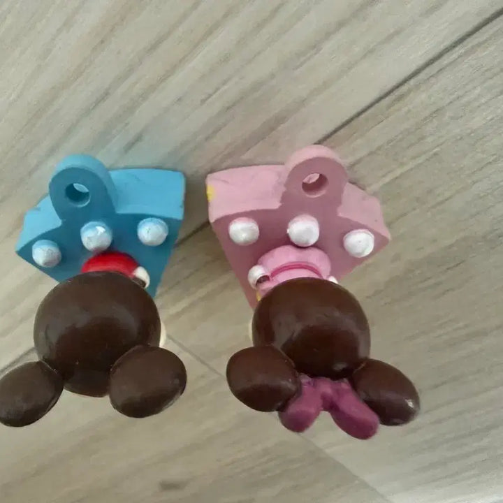 [BUNJANG] Disney Baby Mickey Mouse &amp; Baby Minnie Mouse Cake Topper Figure Set / 디즈니 베이비미키마우스 베이비미니마우스 케이크 피규어