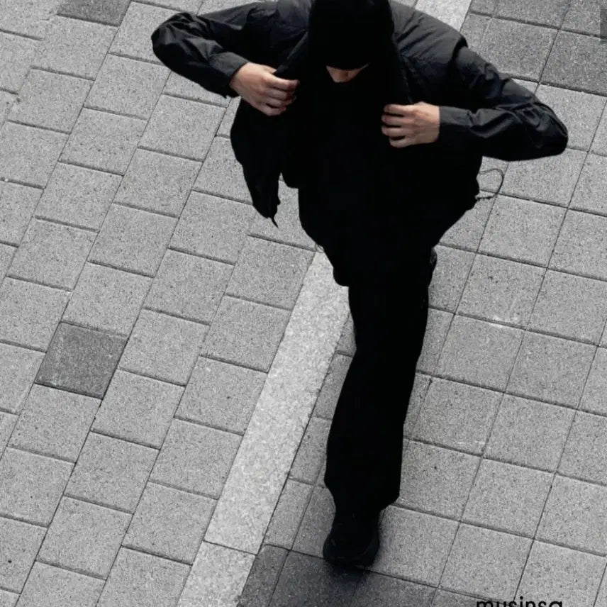 [BUNJANG] Musinsa Standard City Leisure Wide Cargo Pants Black / 무신사 스탠다드 시티 레저 와이드 카고 팬츠 블랙