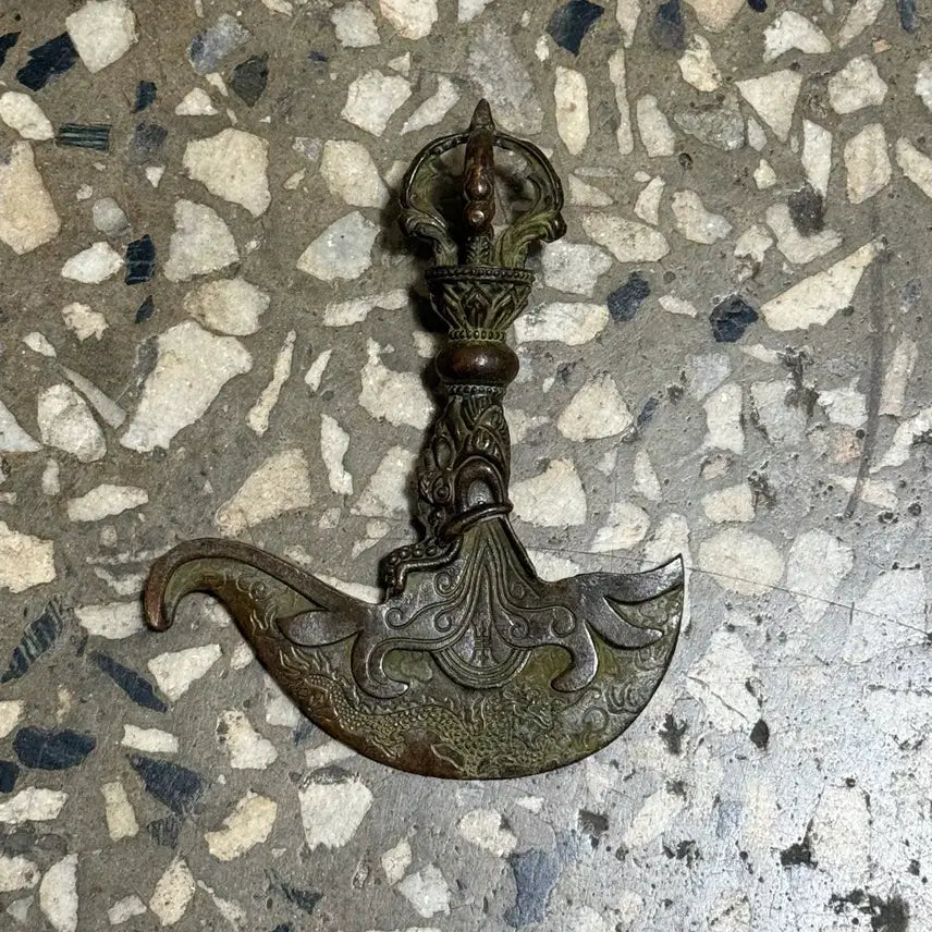 [BUNJANG] Bronze Vajra Buddhist Item / Interior Prop / 동 금강저 불교용품 인테리어 소품
