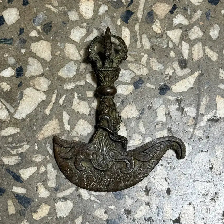 [BUNJANG] Bronze Vajra Buddhist Item / Interior Prop / 동 금강저 불교용품 인테리어 소품