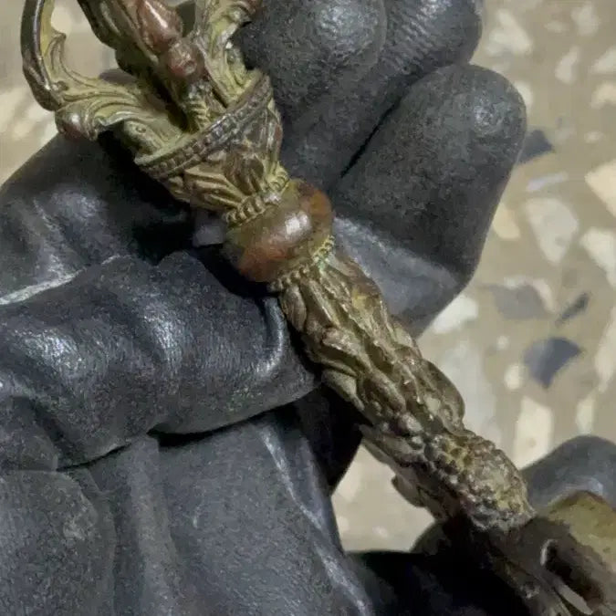 [BUNJANG] Bronze Vajra Buddhist Item / Interior Prop / 동 금강저 불교용품 인테리어 소품