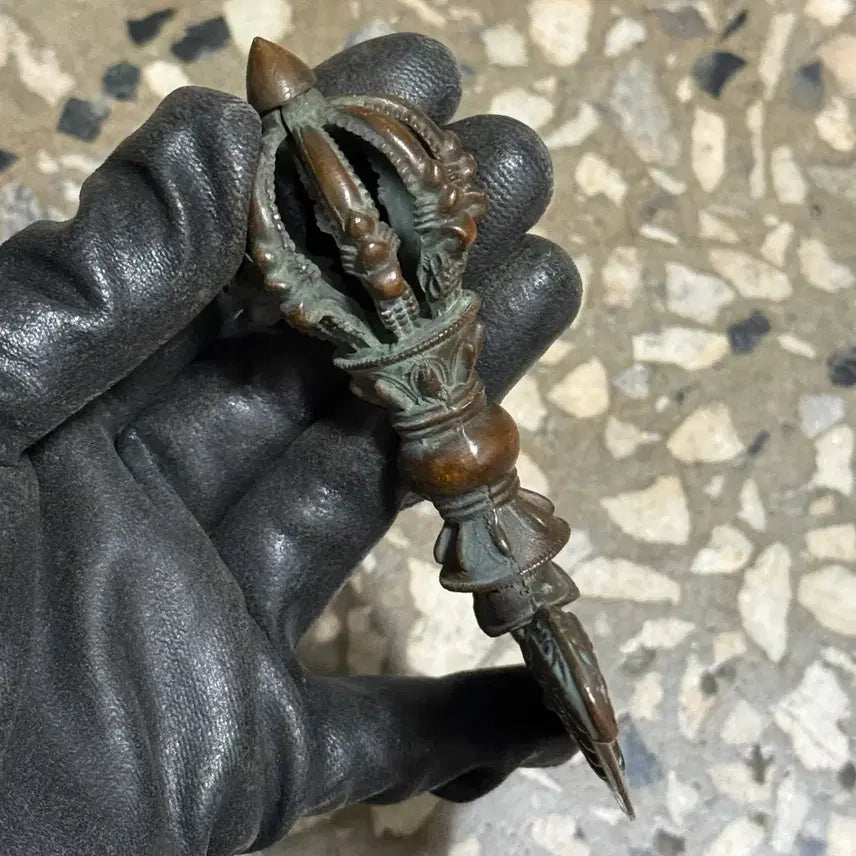 [BUNJANG] Bronze Vajra Buddhist Item Interior Accessory / 동 금강저 불교용품 인테리어 소품