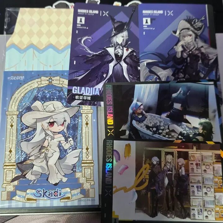 [BUNJANG] Arknights KAYOU Collaboration Skadi &amp; Gladiia &amp; Specter Special Edition Cards / 명일방주 KAYOU 콜라보 스카디 어비헌 카드 판매